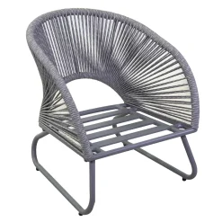 Viadurini in the Garden Garten Lounge Set-Wohnzimmer bestehend aus 2 Sesseln mit Couchtisch - Suitcase