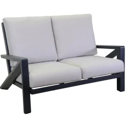 Viadurini in the Garden Garten Lounge Set-Wohnzimmer, bestehend aus Sofa, Couchtisch und Sesseln mit Fußstütze - Anschlagtafel