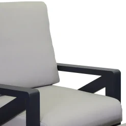 Viadurini in the Garden Garten Lounge Set-Wohnzimmer, bestehend aus Sofa, Couchtisch und Sesseln mit Fußstütze - Anschlagtafel