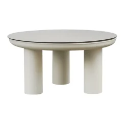 Viadurini in the Garden Garten Lounge Set-Wohnzimmer, bestehend aus 2 Sesseln, 1 Sofa und 2 Couchtischen aus Aluminium - Fusion