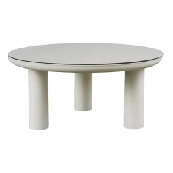 Viadurini in the Garden Garten Lounge Set-Wohnzimmer, bestehend aus 2 Sesseln, 1 Sofa und 2 Couchtischen aus Aluminium - Fusion