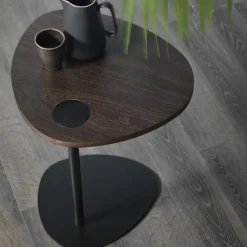 Viadurini Living Moderne Couchtische-Wohnzimmer Couchtisch in Metall und Holzplatte, Luxus-Design - Yassine