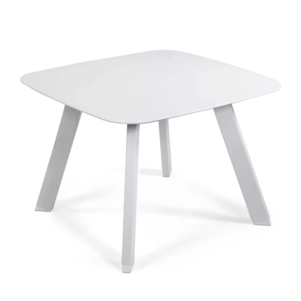 Viadurini in the Garden Garten Lounge Set-Wohnzimmer im Freien, bestehend aus 2 Sesseln und 1 Aluminiumtisch - Righello