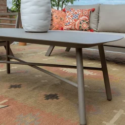 Viadurini in the Garden Garten Lounge Set-Wohnzimmer im Freien, bestehend aus 1 3-Sitzer-Sofa, 2 Sesseln und 1 Couchtisch - Righello