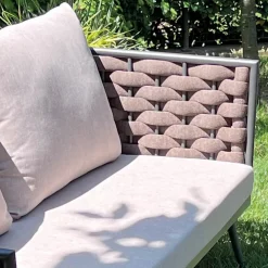 Viadurini in the Garden Garten Lounge Set-Wohnzimmer im Freien mit Sofa, Sessel und rechteckigem Couchtisch - Dandelium