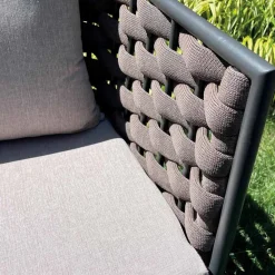 Viadurini in the Garden Garten Lounge Set-Wohnzimmer im Freien mit Sofa, Sessel und rechteckigem Couchtisch - Dandelium