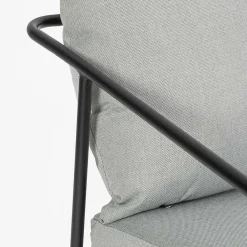 Viadurini in the Garden Garten Lounge Set-Wohnzimmer im Freien mit 1 Sofa, 2 Sesseln und 2 Stahltischen - Prefer