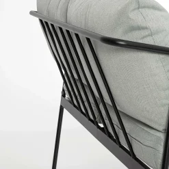 Viadurini in the Garden Garten Lounge Set-Wohnzimmer im Freien mit 1 Sofa, 2 Sesseln und 2 Stahltischen - Prefer