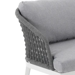 Viadurini in the Garden Garten Lounge Set-Wohnzimmer im Innen- und Außenbereich mit 2 Sesseln, 1 Sofa und 1 Couchtisch – Sortir