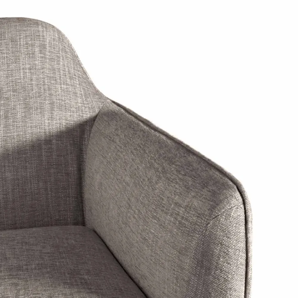 Viadurini Living Moderne Sessel-Wohnzimmer Sessel aus Stoff mit Metallfüßen Made in Italy - Cherry