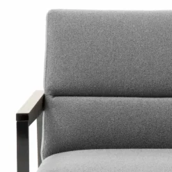 Viadurini Living Moderne Sessel-Wohnzimmer Sessel aus Stoff, Leder und Edelmetall Made in Italy - Milla