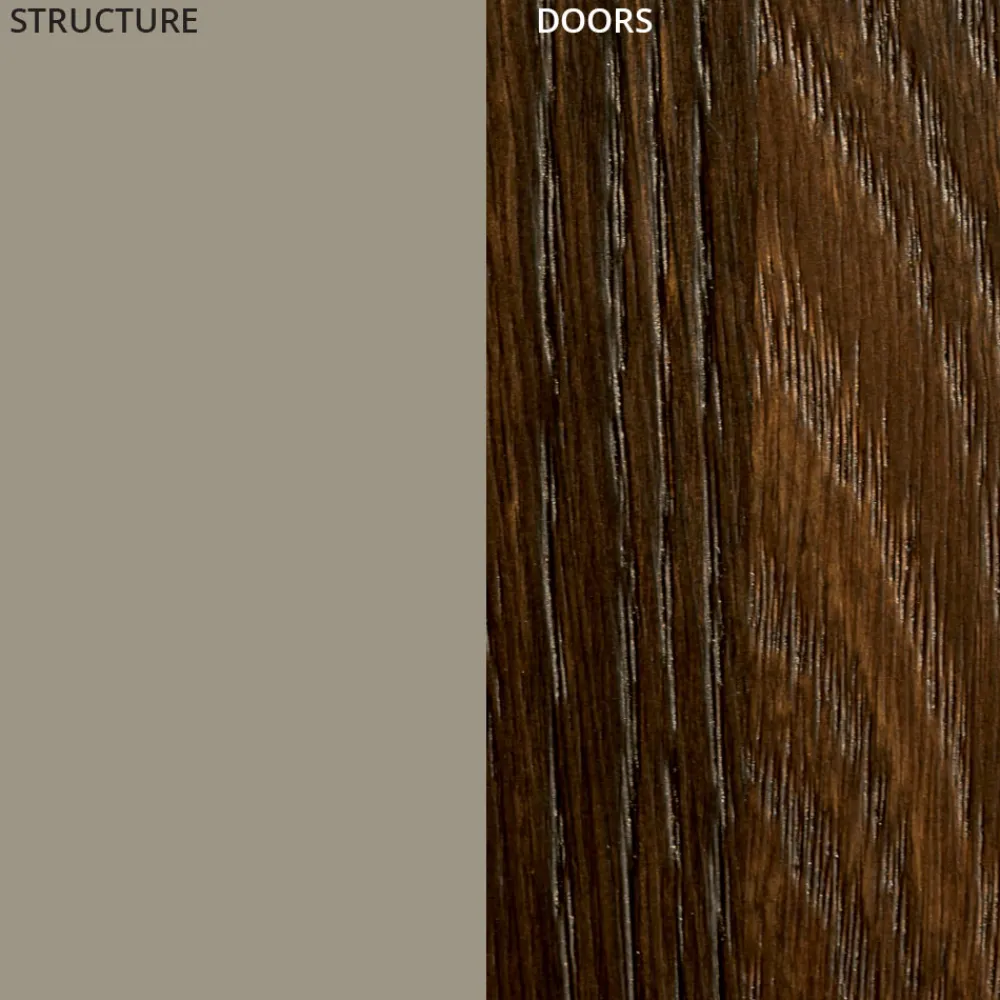 Viadurini Living Sideboards-Wohnzimmer Sideboard aus lackiertem Mdf 3 Türen mit Siebdruck Intarsien - Saronno