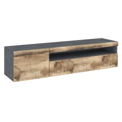 Viadurini Living Tv-Möbel-Wohnzimmer TV-Ständer aus Holz im italienischen Design mit offenem Fach - Suzana