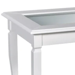 Viadurini Classic Klassische Couchtische-Wohnzimmer-Couchtisch mit Glas-Pinnwand, hergestellt in Italien – Demetra