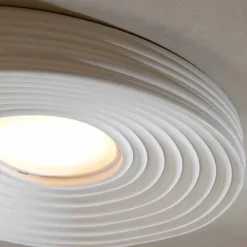 Viadurini Lighting Design Deckenleuchten-Wohnzimmer-Deckenleuchte des modernen Designs in Mattweißputz - Süßholz