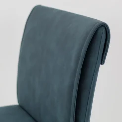 Viadurini Living Küchenhocker-Wohnzimmerhocker aus Kunstleder und Struktur aus Nikel Made in Italy - Cleto