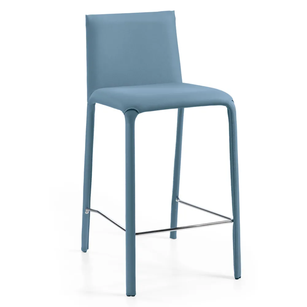 Viadurini Living Küchenhocker-Wohnzimmerhocker aus Stoff mit Porzellan-Finish, hergestellt in Italien – Lanterna