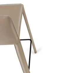 Viadurini Living Küchenhocker-Wohnzimmerhocker mit Lederbezug, hergestellt in Italien – Faro