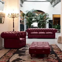 Viadurini Living Moderne Sofas-Wohnzimmerkomposition mit Sofa, Sessel und Bank Made in Italy - Spassoso