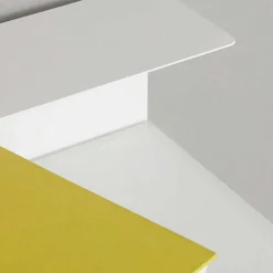 Viadurini Living Konsolentisch Flur-Wohnzimmerkonsole aus weißem Kristall mit Metallbasis Made in Italy - Iridio