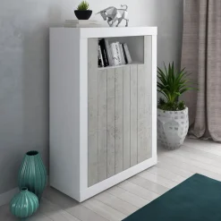 Viadurini Living Anrichte-Wohnzimmermöbel aus Holz mit Melaminbeschichtung - Samario