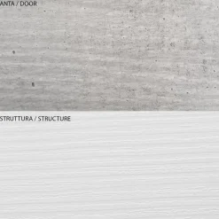 Viadurini Living Anrichte-Wohnzimmermöbel aus Holz mit Melaminbeschichtung - Samario