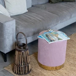Viadurini Living Sitzsäcke|Sitzsäcke-Wohnzimmer-Pouf aus farbigem Cord mit Metallgestell – Travel