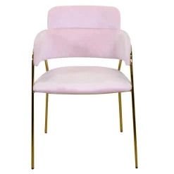 Viadurini Living Moderne Sessel-Wohnzimmersessel aus goldenem Metall und Samt - Flagge