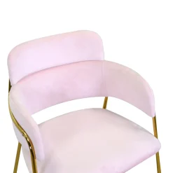 Viadurini Living Moderne Sessel-Wohnzimmersessel aus goldenem Metall und Samt - Flagge