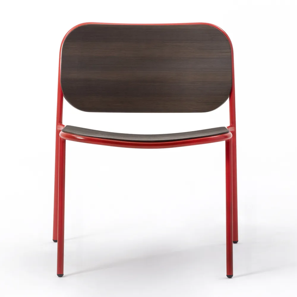 Viadurini Living Moderne Sessel-Wohnzimmersessel aus Holz und Metall Made in Italy 2 Stück - Saffia