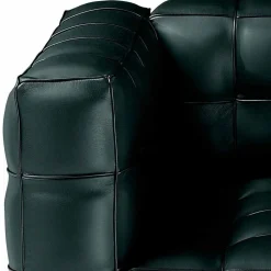 Viadurini Living Moderne Sessel-Wohnzimmersessel aus Leder in Steppoptik Made in Italy - Vesuv