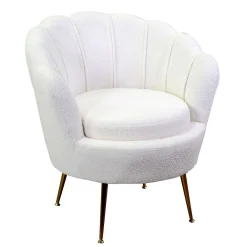 Viadurini Living Moderne Sessel-Wohnzimmersessel aus Metall und Stoff - Kulisse