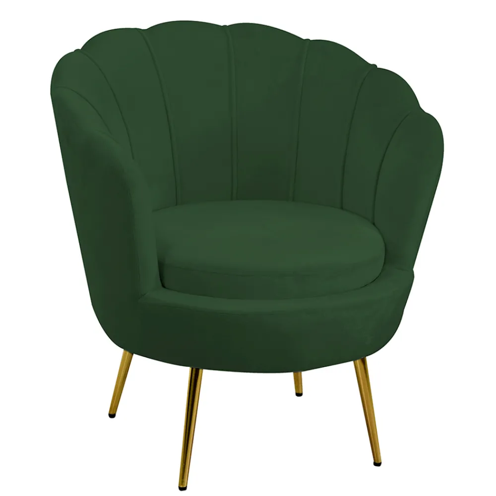 Viadurini Living Moderne Sessel-Wohnzimmersessel aus Metall und Samt - Kulisse