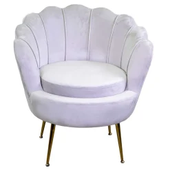 Viadurini Living Moderne Sessel-Wohnzimmersessel aus Metall und Samt - Kulisse