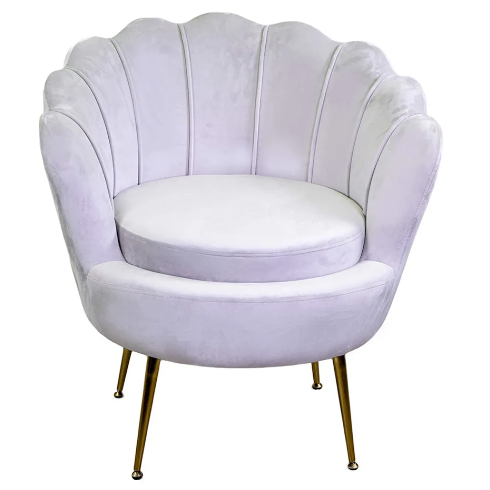 Viadurini Living Moderne Sessel-Wohnzimmersessel aus Metall und Samt - Kulisse