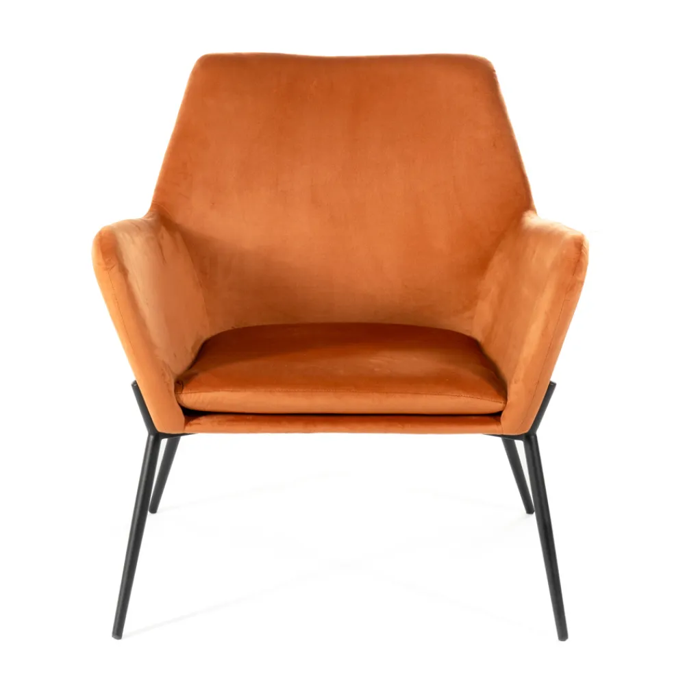 Viadurini Living Moderne Sessel-Wohnzimmersessel aus Samt in verschiedenen Farben und Metallgestell – Italien