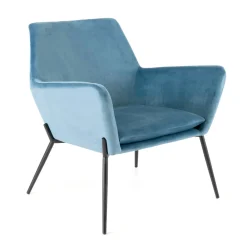 Viadurini Living Moderne Sessel-Wohnzimmersessel aus Samt in verschiedenen Farben und Metallgestell – Italien