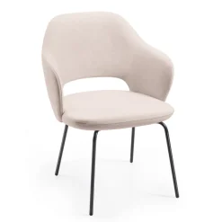 Viadurini Living Moderne Sessel-Wohnzimmersessel aus schwarzem Stoff und Stahl, hergestellt in Italien – komplett