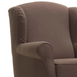 Viadurini Living Moderne Sessel-Wohnzimmersessel mit abnehmbarem braunem Stoff Made in Italy - Ottavia