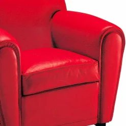 Viadurini Living Klassische Sessel-Wohnzimmersessel mit Lederbezug und Holzfüßen Made in Italy - Pegolo