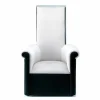 Viadurini Living Moderne Sessel-Wohnzimmersessel mit schwarzem und weißem Samtbezug Made in Italy - Gedda