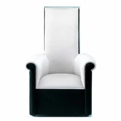 Viadurini Living Moderne Sessel-Wohnzimmersessel mit schwarzem und weißem Samtbezug Made in Italy - Gedda