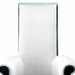 Viadurini Living Moderne Sessel-Wohnzimmersessel mit schwarzem und weißem Samtbezug Made in Italy - Gedda