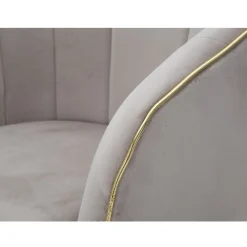 Viadurini Living Moderne Sessel-Wohnzimmersessel mit Stoffbezug und modernen Holzbeinen - Ezia