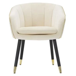 Viadurini Living Moderne Sessel-Wohnzimmersessel mit Stoffbezug und modernen Holzbeinen - Ezia