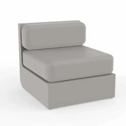 Vondom Garten Lounge Set-Wohnzimmer-Set Ulm taupe im Freien, modernes Design
