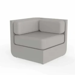 Vondom Garten Lounge Set-Wohnzimmer-Set Ulm taupe im Freien, modernes Design