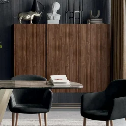 Viadurini Living Sideboards-Wohnzimmer-Sideboard aus furniertem Tannenholz, hergestellt in Italien – Salerno