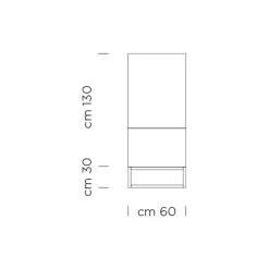 Viadurini Living Sideboards-Wohnzimmer-Sideboard aus furniertem Tannenholz, hergestellt in Italien – Salerno