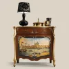Viadurini Classic Anrichte-Wohnzimmer-Sideboard aus Holz mit venezianischer Dekoration Made in Italy - Ottaviano